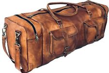Leather duffel bag for sale  USA