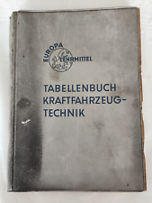 tabellenbuch kraftfahrzeugtechnik gebraucht kaufen  Allenbach, Herborn, Sien