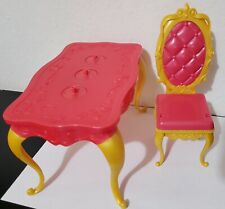 Mesa e cadeira de jantar Disney princesa total conto de fadas castelo móveis vermelho Bela, usado comprar usado  Enviando para Brazil