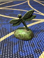 Metal Dragonfly Figurine 2.5”x2”, used for sale  Shipping to South Africa