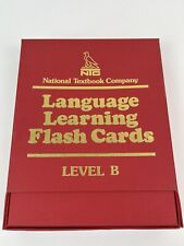 NTC National Textbook Co. Language Learning Flash Cards Level B 1988 Homeschool for sale  Shipping to South Africa