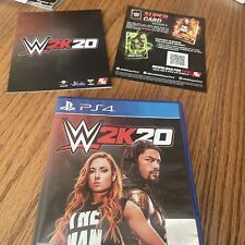 WWE 2K20 (Sony PlayStation 4, 2019) PS4 CIB Complete w/ Manual TESTED for sale  Shipping to South Africa