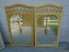 faux bamboo mirrors pair for sale  Sarasota