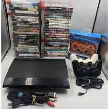 PAQUETE PS3 - Super Slim 500 GB *Limpiado y probado* *44 juegos + 3 controladores* segunda mano  Embacar hacia Mexico