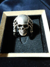 Totenkopfring skull ring gebraucht kaufen  München