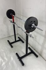 Barbell Stand Home Gym Weight Lifting Station Portable Adjustable 300kg Max for sale  Shipping to South Africa
