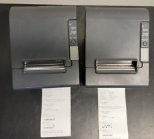 Pair of Epson TM-T88IV Point of Sale Printers Model M3873-61R and M129H, used for sale  Shipping to South Africa