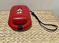 Mini máquina de waffle Mickey Mouse vermelha, usado comprar usado  Enviando para Brazil