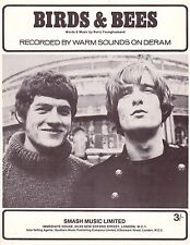 Warm Sounds-Birds & Bees-1967 Partituras Originais do Reino Unido-Música Imediata-Escassa comprar usado  Enviando para Brazil