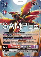 Digimon TCG - Zhuqiaomon Ace [EX5-013] (Arte Alternativa) Folha Quase Perfeita​ comprar usado  Enviando para Brazil