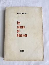LES CANONS DE NAVARONE ALISTAIR MACLEAN 1962 LIVRE BROCHÉ ÉDITIONS PLON ANCIEN d'occasion  France
