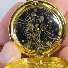 Collar Reloj de Bolsillo Sailor Moon Anime Colgante Tono Dorado Joyería Funcionando, usado segunda mano  Embacar hacia Argentina