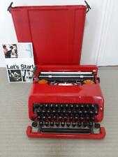 Máquina De Escrever Olivetti Valentine Com Estojo Vermelho Raro Vintage trabalho testado comprar usado  Enviando para Brazil