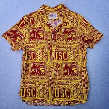 Chubbies USC Trojans Hawaiian Shirt Mens XL Casual Cotton Button Down  for sale  Shipping to South Africa