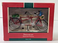 Ornamento de Natal lembrança Hallmark querida bicicleta tandem feito à mão 1989 comprar usado  Enviando para Brazil
