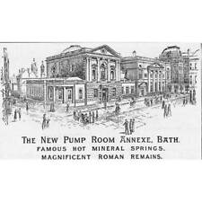 BATH Somerset The New Pump Room Annexe Victorian Advertisement 1897 for sale  Shipping to South Africa