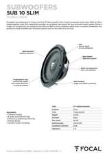 Focal sub slim usato  Cagliari