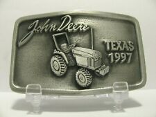 John Deere 750 770 Compact Tractor Strategy Program Belt Buckle 1997 TX SpecCast for sale  Shipping to Ireland
