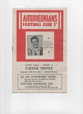 Airdrieonians partick thistle for sale  NEWPORT-ON-TAY