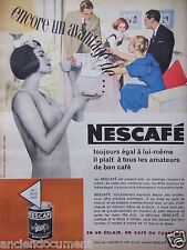 Publicité 1958 nescafé d'occasion  Compiègne