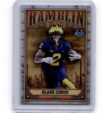 Blake Corum 2023 RC Bowman Chrome University Ramblin' Man #RM-8 Michigan, usado comprar usado  Enviando para Brazil