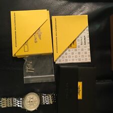 Breitling montbrillant silver for sale  SOUTHAMPTON