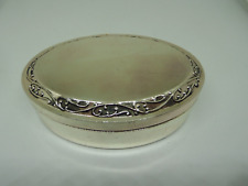 Silver oval lined for sale  Ransom