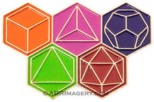 Hat Pin 38 - Platonic Solids - Limited Edition Planes Of Existence Glassblowing for sale  Shipping to South Africa
