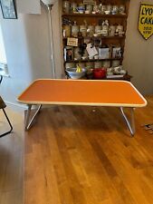 Vintage Orange 1960’s 1970’s Folding Camping / Bed Tray – Retro – Great! – for sale  Shipping to South Africa