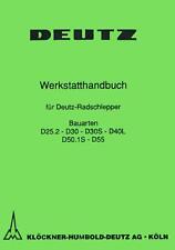 Werkstatthandbuch deutz d25 gebraucht kaufen  Bad Hersfeld