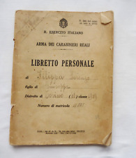 Libretto personale arma usato  Correggio