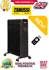 Oil Filled Radiator 11 Fin Portable Electric Heater & Remote Zanussi 2300W for sale  Shipping to South Africa