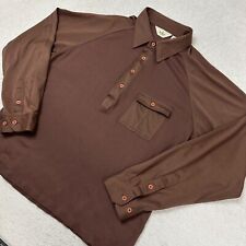 Da Vinci ￼California Longsleeve Size XL Polo Collared Brown Vintage 90s comprar usado  Enviando para Brazil