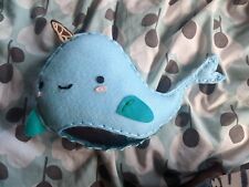 Handmade blue narwhal for sale  CLACTON-ON-SEA