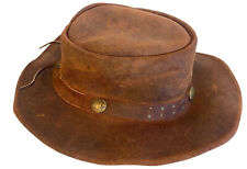 Hat cowboy leather for sale  CAMBRIDGE