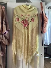 Vintage yellow silk for sale  FALMOUTH