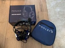 Pooley aviation headset for sale  BRISTOL