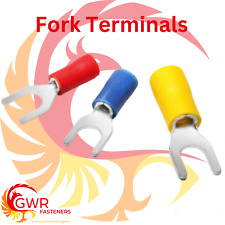 Fork terminals insulated for sale  OSWESTRY