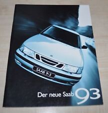 1997 Saab 9-3 Folheto Prospekt DE Edition comprar usado  Enviando para Brazil