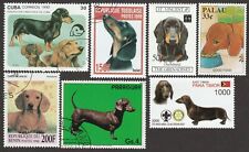 DACHSHUND ** Coleção de arte de selo postal de cachorro Int'l ** Presente exclusivo ** comprar usado  Enviando para Brazil