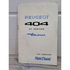 Peugeot 404 diesel d'occasion  Castelnau-d'Auzan