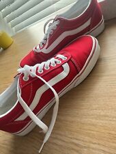 Red vans shoes for sale  REDDITCH