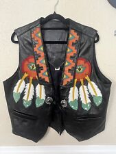 Leather vest vintage for sale  Oak Ridge
