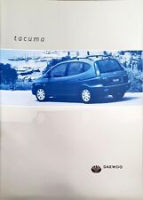 Daewoo tacuma brochure for sale  BIGGLESWADE