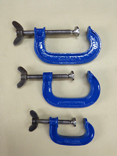 Record Heavy Duty G Clamps 1 x 120-2" +3" + 4" Fine Thread, Made in England for sale  Shipping to South Africa