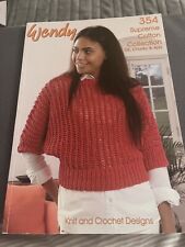 Wendy knit crochet for sale  UK