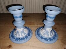 Pair blue jasperware for sale  NORTHWICH