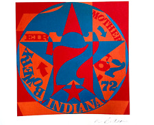 Robert indiana litografia usato  Roma