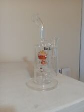 Black Leaf Bong Water Pipe Crab Percolator Clear Glass Smoking Pipe 12" USED  for sale  Shipping to South Africa
