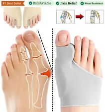 2 peças corretor joanete dedo do pé grande tala alisador pés alívio da dor hálux valgo comprar usado  Enviando para Brazil